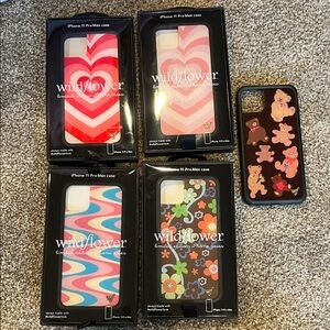 5 Bundle of Wildflowers iPhone 11 Pro Max Case - Vibrant Patterns